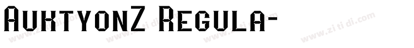 AuktyonZ Regula字体转换